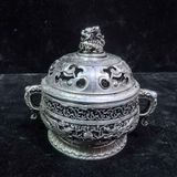 Lư Đốt Trầm Đồng Giả Cổ Sưu Tầm Cao 9cm BKMECN-9931 