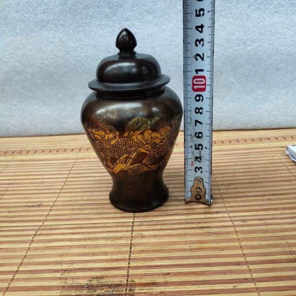  Choé Đồng Cũ Sưu Tầm Họa Tiết Kỳ Lân Đẹp BKMECN-9937 