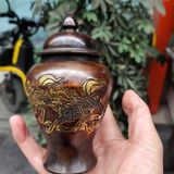  Choé Đồng Cũ Sưu Tầm Họa Tiết Kỳ Lân Đẹp BKMECN-9937 