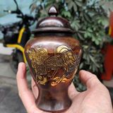  Choé Đồng Cũ Sưu Tầm Họa Tiết Kỳ Lân Đẹp BKMECN-9937 