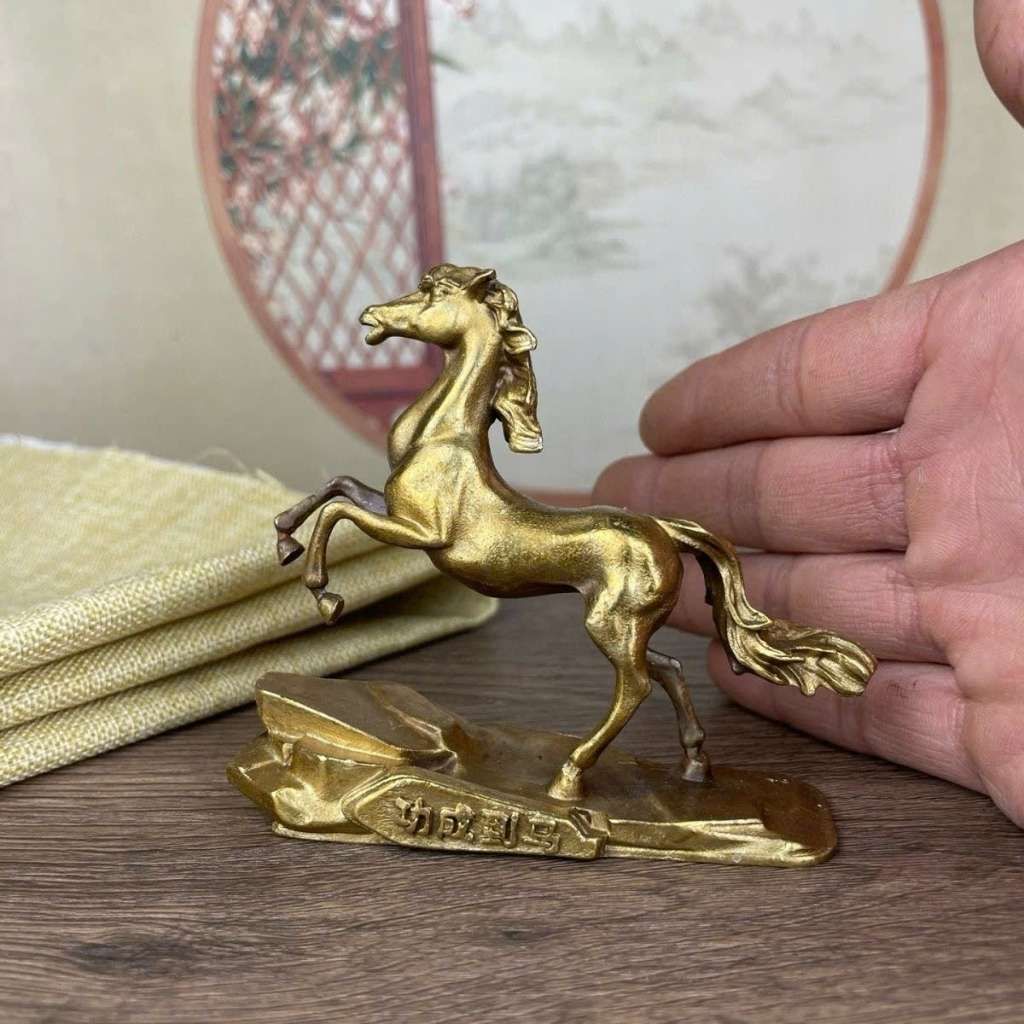  Tượng Ngựa Đồng Mã Đáo Thành Công Sưu Tầm BKMECN-9947 