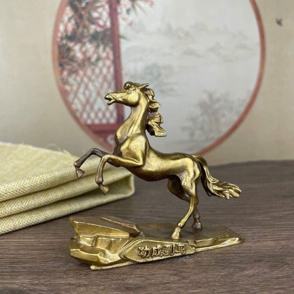  Tượng Ngựa Đồng Mã Đáo Thành Công Sưu Tầm BKMECN-9947 
