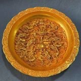  Đĩa Thưởng Đồng Vàng Chạm Rồng Sưu Tầm BKMECN-9960 