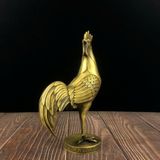  Tượng Gà Trống Đồng Vàng Phong Thủy Đẹp BKMECN-9962 
