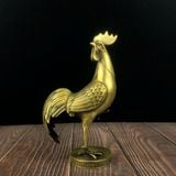  Tượng Gà Trống Đồng Vàng Phong Thủy Đẹp BKMECN-9962 