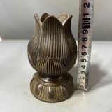  Lư Xông Trầm Bằng Đồng Hình Búp Sen Cao 11cm  BKMECN-9966 