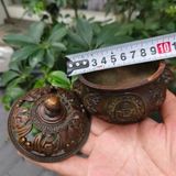  Lư Xông Trầm Đồng Chạm Tiền Cổ Sưu Tầm Đẹp BKMECN-9971 
