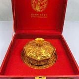  Bát Trà Đồng Mạ Vàng Bát Cát Tường Sưu Tầm BKMECN-9978 