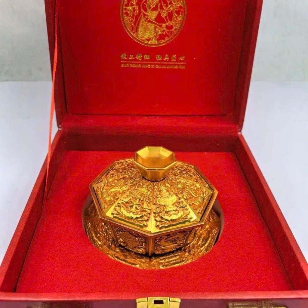  Bát Trà Đồng Mạ Vàng Bát Cát Tường Sưu Tầm BKMECN-9978 