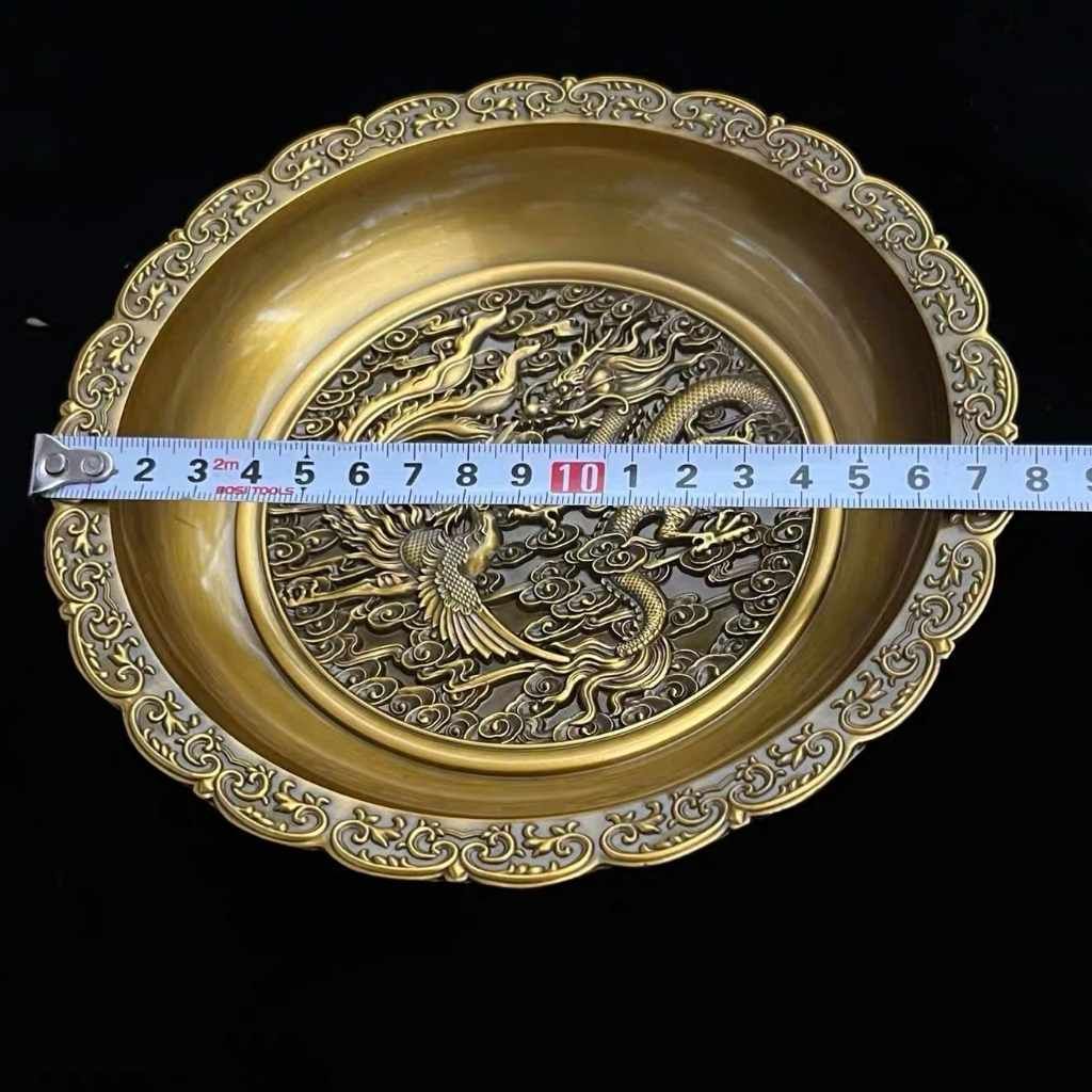  Chậu Đồng Cổ Họa Tiết 