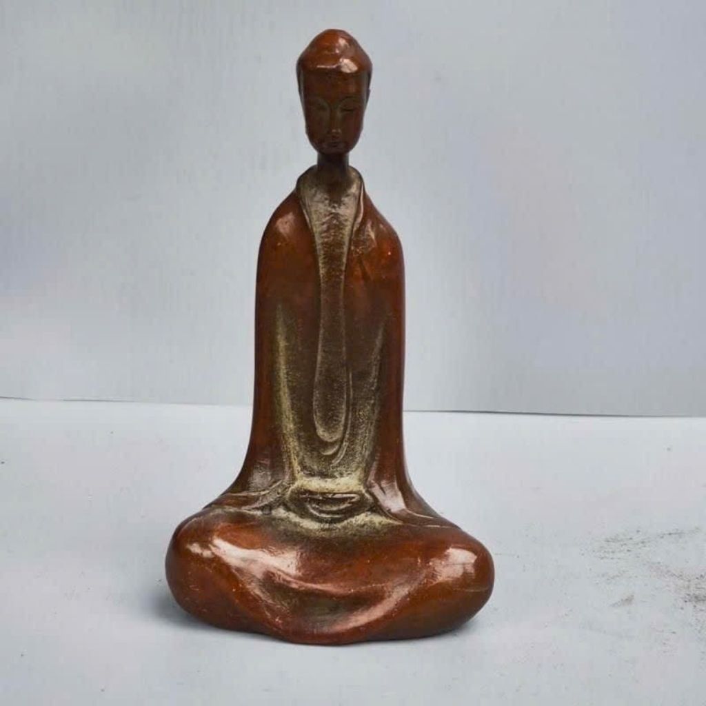  Tượng Đồng Tĩnh Tâm Tọa Thiền Sưu Tầm BKMECN-9996 