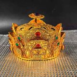  Mũ Miện Dát Vàng Đính Ngọc Sưu Tầm BKMECN-9695 