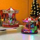  Vòng Xoay Ngựa Gỗ Phát Nhạc BKMGCN-9014 