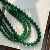  Dây Chuỗi Ngọc Xanh Cổ Trang BKSTCN-9236 