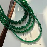  Dây Chuỗi Ngọc Xanh Cổ Trang BKSTCN-9236 