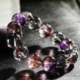  Vòng tay pha lê hoa đỏ BKSTCN-9242 