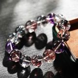  Vòng tay pha lê hoa đỏ BKSTCN-9242 