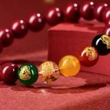  Vòng Tay Chu Sa Ngũ Lộ Tài Thần BKSTCN-9243 