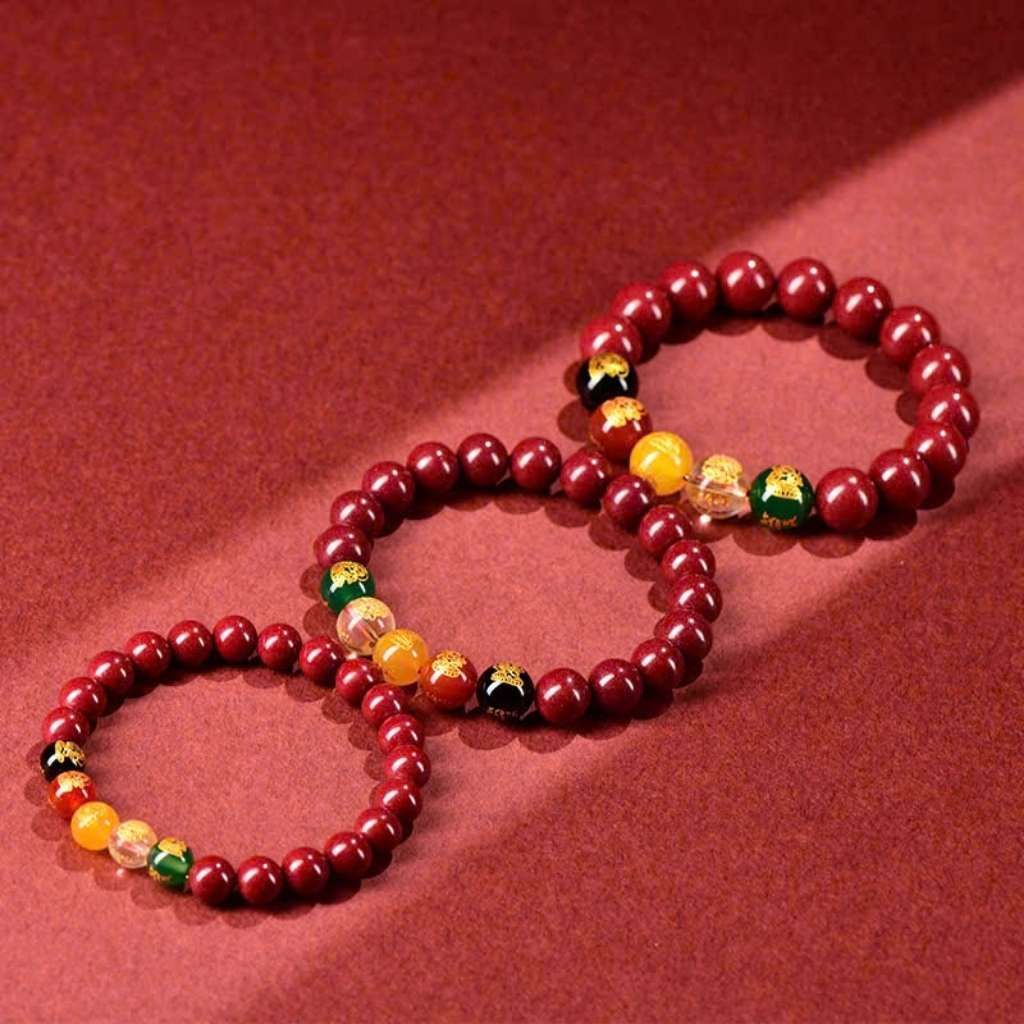  Vòng Tay Chu Sa Ngũ Lộ Tài Thần BKSTCN-9243 