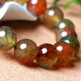  Vòng tay đá mã não rồng phong thủy BKSTCN-9254 