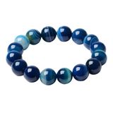  Vòng tay đá mã não xanh vân tự nhiên BKSTCN-9255 