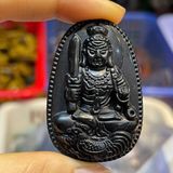  Mặt Dây Chuyền Phật Bản Mệnh Ngọc Onyx Đen BKSTCN-9278 