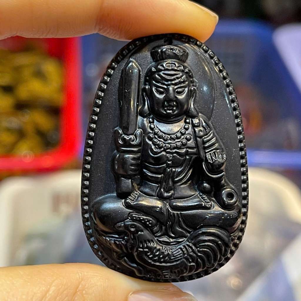  Mặt Dây Chuyền Phật Bản Mệnh Ngọc Onyx Đen BKSTCN-9278 