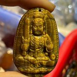  Mặt Dây Chuyền Phật Bản Mệnh Đá Mắt Hổ BKSTCN-9285 