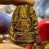  Mặt Dây Chuyền Phật Bản Mệnh Đá Mắt Hổ BKSTCN-9285 