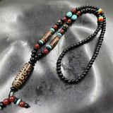  Chuỗi Hạt Dzi 9 Mắt Tây Tạng BKSTCN-9287 