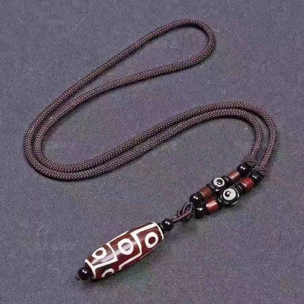  Chuỗi Hạt Dzi 9 Mắt Tây Tạng BKSTCN-9287 