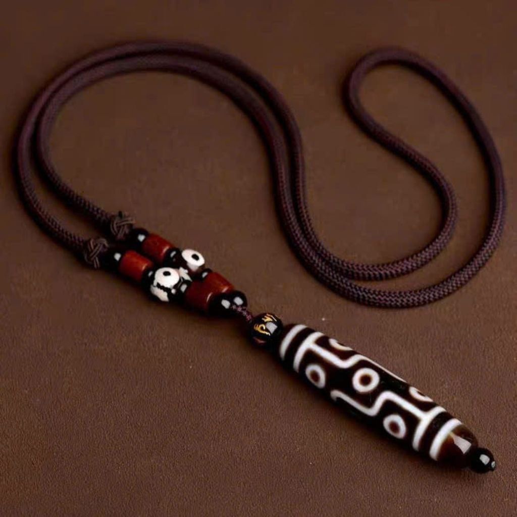  Chuỗi Hạt Dzi 9 Mắt Tây Tạng BKSTCN-9287 