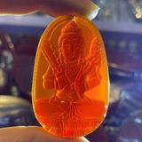  Mặt Dây Chuyền Phật Bản Mệnh Ngọc Mã Não Đỏ BKSTCN-9289 