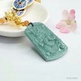  Mặt dây chuyền ngọc rồng khắc 12 con giáp BKSTCN-9290 