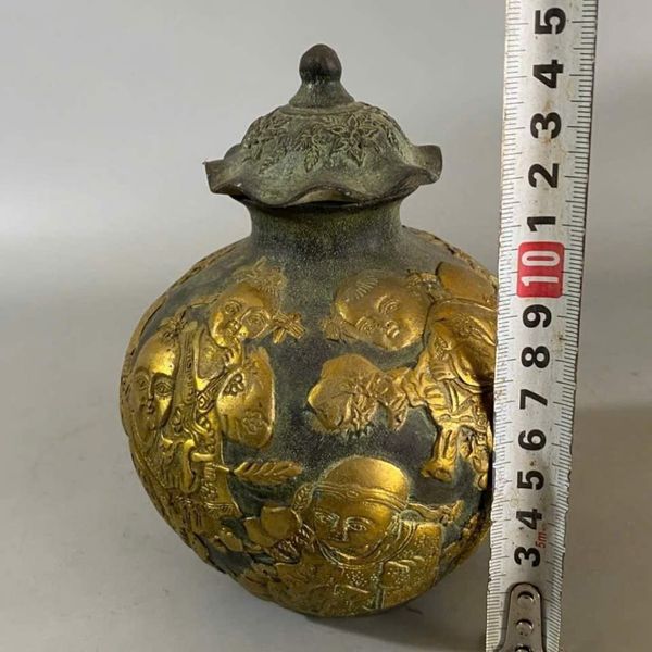  Hũ Đồng Tiểu Đồng Tử Phong Thủy BKMECN-9175 