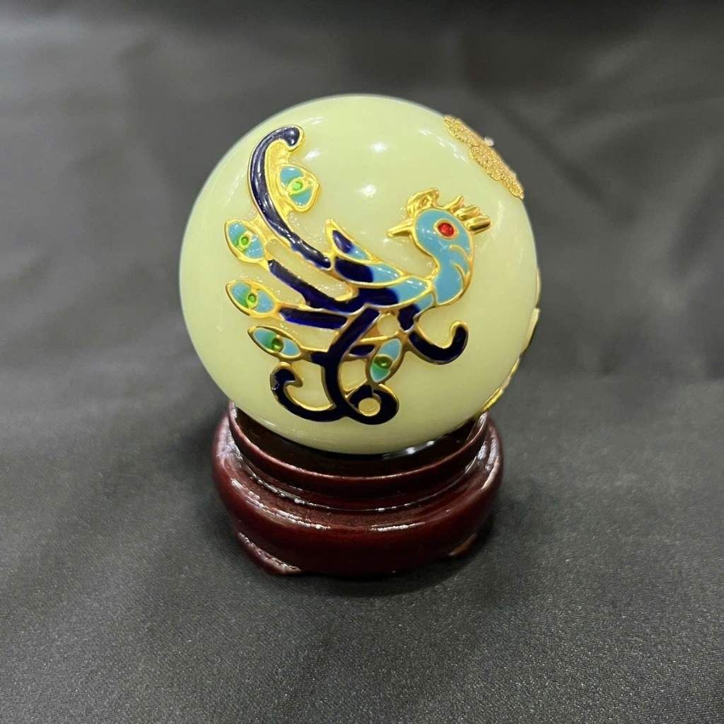  Quả Cầu Ngọc Song Khổng Tước BKSTCN-9302 