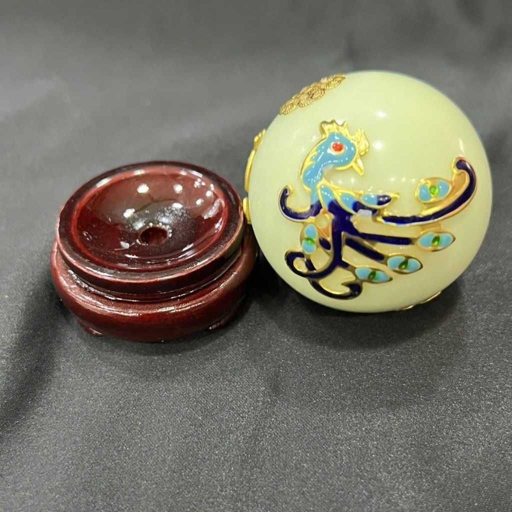  Quả Cầu Ngọc Song Khổng Tước BKSTCN-9302 