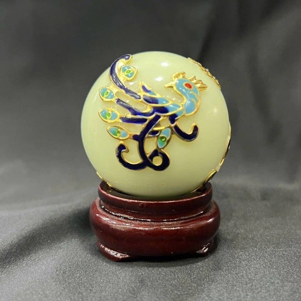  Quả Cầu Ngọc Song Khổng Tước BKSTCN-9302 