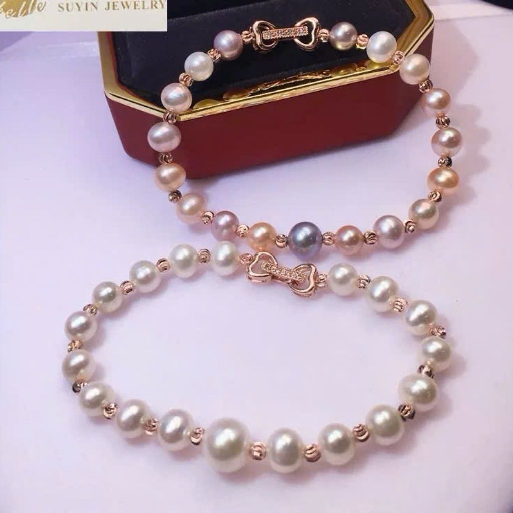  Vòng Tay Ngọc Trai Khí Chất Thanh Lịch BKSTCN-9305 