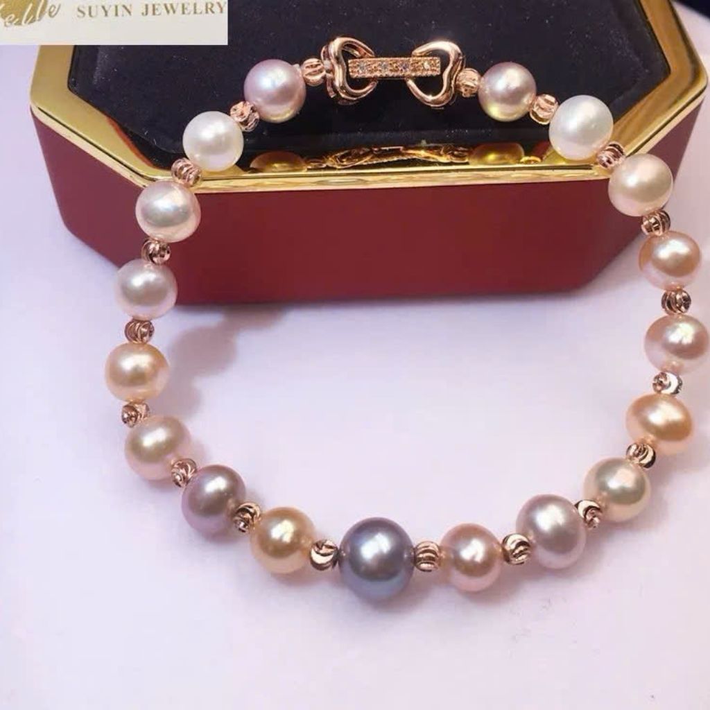  Vòng Tay Ngọc Trai Khí Chất Thanh Lịch BKSTCN-9305 