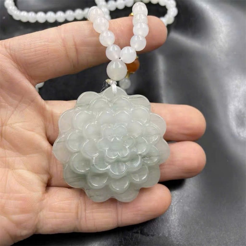  Mặt dây chuyền ngọc bích xanh lam Thanh Thiên Sơn BKSTCN-9314 