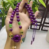  Dây chuyền may mắn nở hoa Sugilite Nam Phi BKSTCN-9321 