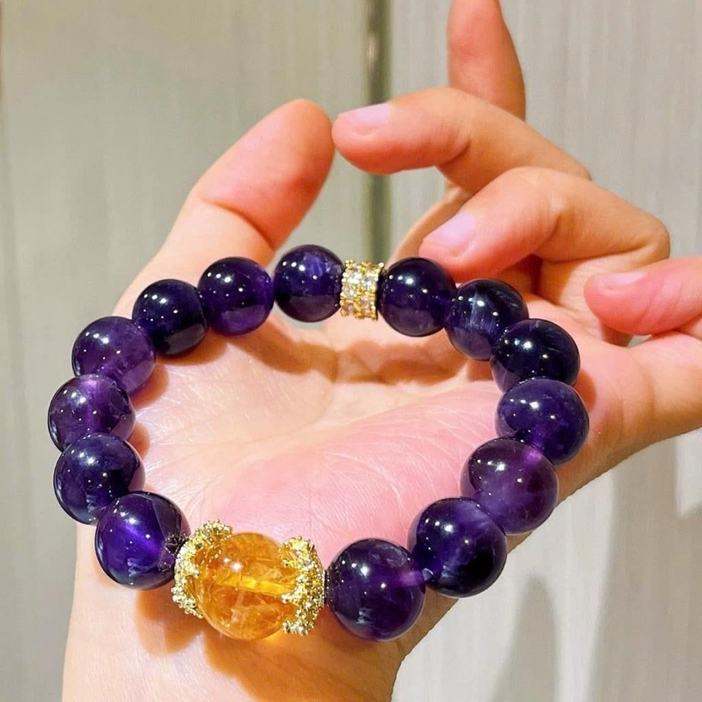  Vòng tay thạch anh tím BKSTCN-9326 