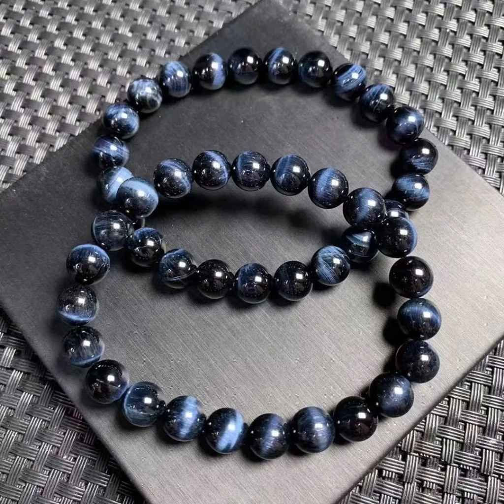  Vòng tay đá mắt hổ xanh phong thủy BKSTCN-9327 