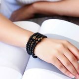  Vòng Tay Đá Mắt Hổ Đen 108 Hạt BKSTCN-9329 