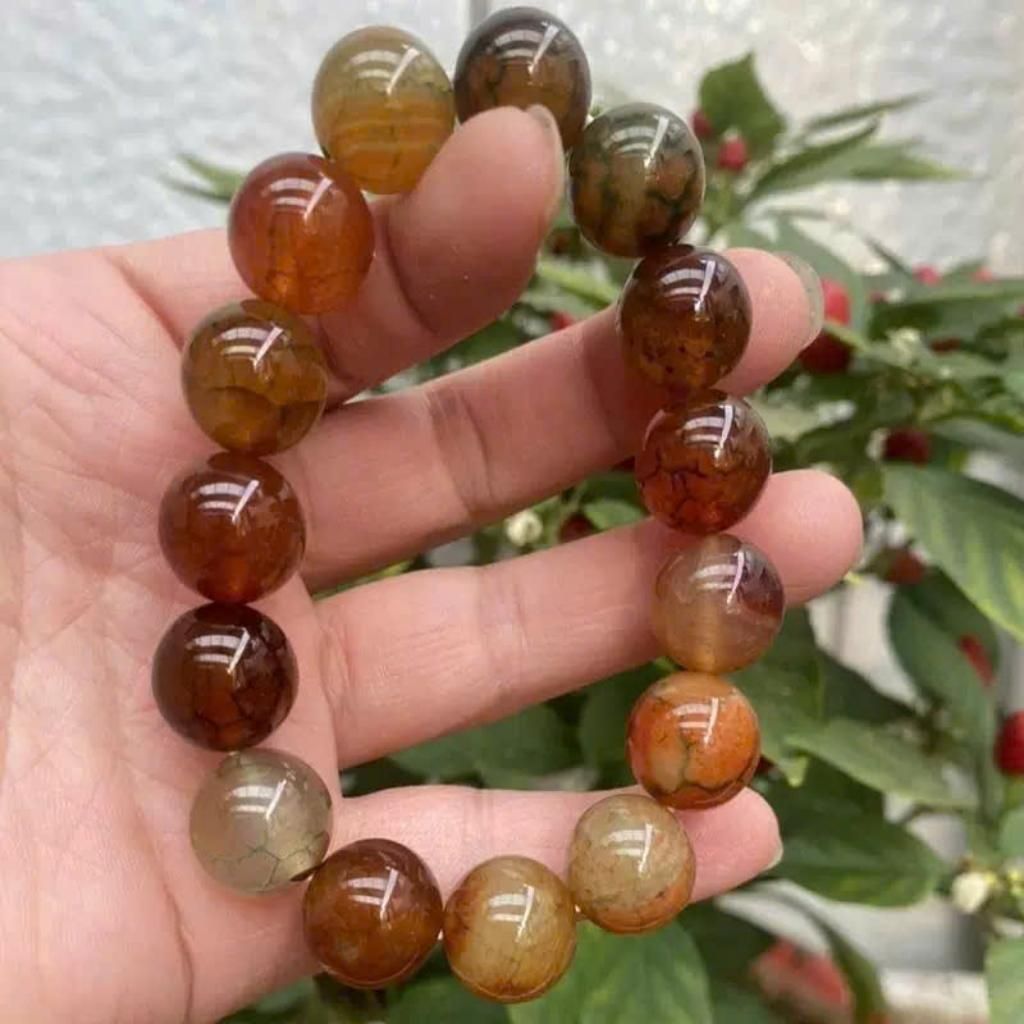  Vòng Tay Đá Mã Não Rồng Tự Nhiên BKSTCN-9336 
