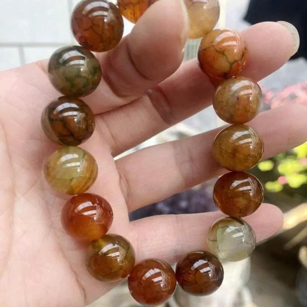  Vòng Tay Đá Mã Não Rồng Tự Nhiên BKSTCN-9336 