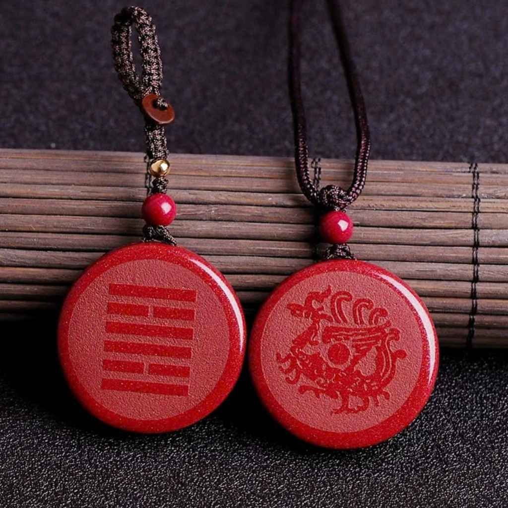  Mặt Dây Chu Sa Chu Tước Phong Thủy BKSTCN-9341 