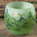  Chén Ngọc Họa Tiết Núi Non Hùng Vĩ BKSTCN-9351 