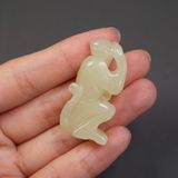  Ngọc Bích Khắc Hình Con Khỉ BKSTCN-9452 